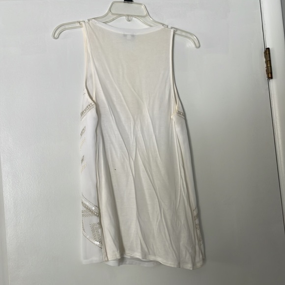 Cream beaded tank from express - Picture 4 of 4